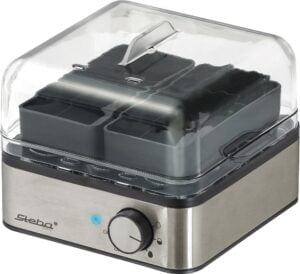 Steba Æggekoger Rustfrit stål/sort