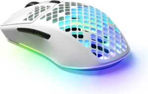 SteelSeries Aerox 3 WIRELESS 2022 Edition Optisk Trådløs Kabling Hvid - 62608