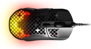 SteelSeries Aerox 5 Optisk Kabling Sort