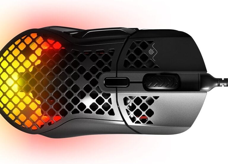 SteelSeries Aerox 5 Optisk Kabling Sort