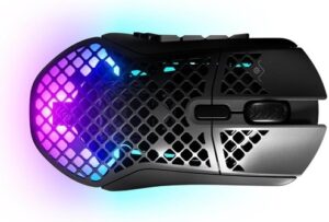 SteelSeries Aerox 9 Optisk Trådløs Kabling Sort