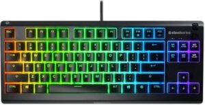 SteelSeries Apex 3 TKL Tastatur 10 zone RGB Kabling Nordisk