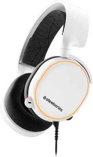 SteelSeries Arctis 5 Kabling Headset Hvid