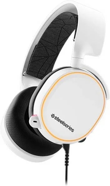 SteelSeries Arctis 5 Kabling Headset Hvid