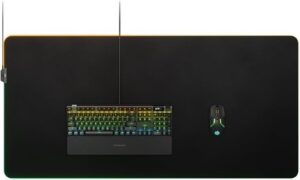 SteelSeries QcK Prism Cloth 3XL Oplyst tastatur og musepude