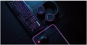 SteelSeries QcK Prism M Musemåtte med lys