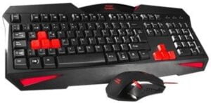 MARS GAMING MCP1 Tastatur og mus-sæt Membran Kabling
