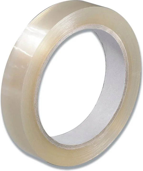 B.N.T Tape klar Bredde 15mm Længde 66m kerne Ø75mm 1rl