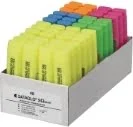 Highlighter Dataglo m/Skrå Spids Ass Boks 48 stk
