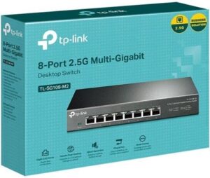 TP-Link TL-SG108-M2 Switch 8-porte 2.5 Gigabit