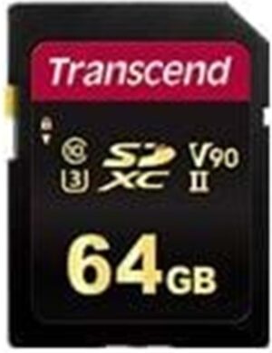 Transcend 700S SDXC UHS-II Memory Card Video Class V90 / UHS-II U3 / Class10
