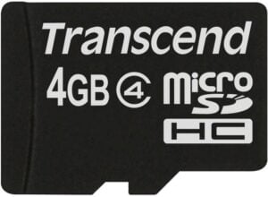 Transcend microSDHC Class 4 - TS4GUSDC4
