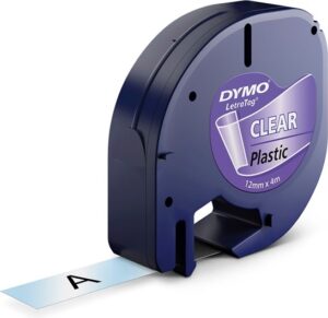 DYMO LetraTAG Tape  (1,2 cm x 4 m) 1rulle(r) - S0721530