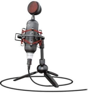 Trust Gaming GXT 244 Buzz Mikrofon Kabling -36dB Kardioide Sort Rød