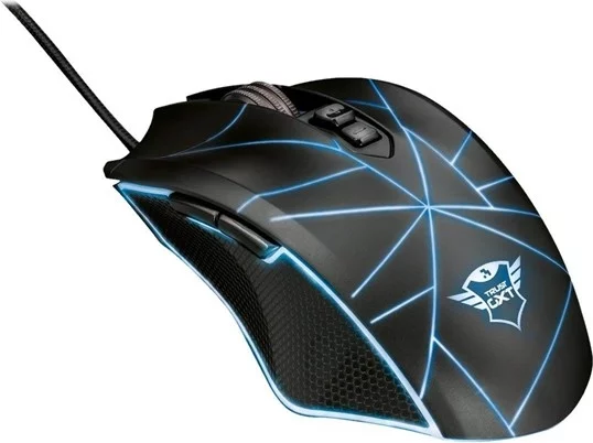 Trust GXT 160 Ture illuminated gaming Optisk Kabling Sort
