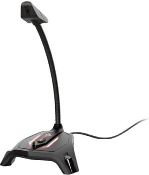 Trust GXT 215 Zabi LED-Illuminated Mikrofon Kabling -38dB Omni-directional Sort