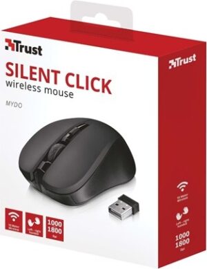 Trust Silent Click Mydo Trådløs Sort