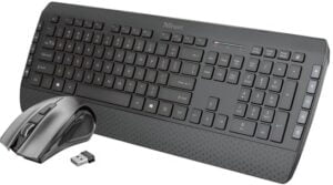 Trust Tecla-2 Tastatur og mus-sæt Trådløs QWERTY US English - 23239