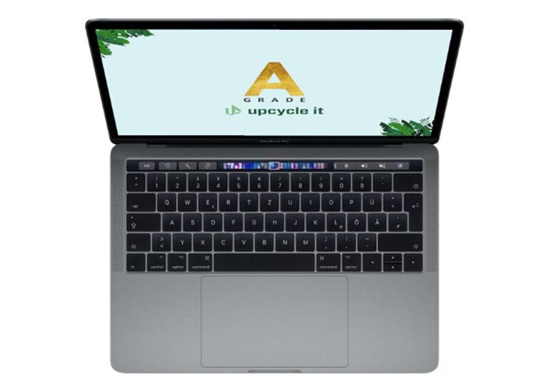 upcycle it Apple MacBook Pro 2019 (Refurbished) A Intel® Core™ i7 i5-8257U Laptop 33 cm (13") 8 GB 256 GB SSD Wi-Fi 5 (802.11ac) Nordisk Grå