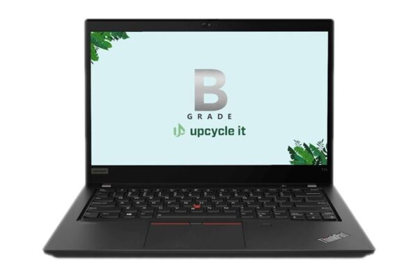 upcycle it Lenovo ThinkPad T14 G1 (Refurbished) B Intel® Core™ i7 i7-10610U Laptop 35,6 cm (14") Fuld HD 24 GB DDR4-SDRAM 512 GB SSD Windows 11 Pro Nordisk Sort