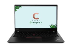 upcycle it Lenovo ThinkPad T14 Gen 1 AMD (Refurbished) AMD Ryzen™ 5 PRO 4650U Laptop 35,6 cm (14") Fuld HD 16 GB DDR4-SDRAM 256 GB SSD Windows 11 Pro Nordisk Sort
