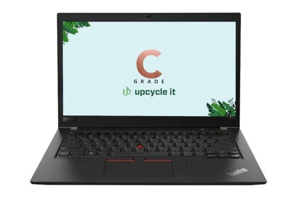 upcycle it Lenovo ThinkPad T480s (Refurbished) Grade C Intel® Core™ i7 i7-8550U Laptop 35,6 cm (14") Fuld HD 16 GB DDR4-SDRAM 256 GB SSD Windows 11 Pro Nordisk Sort