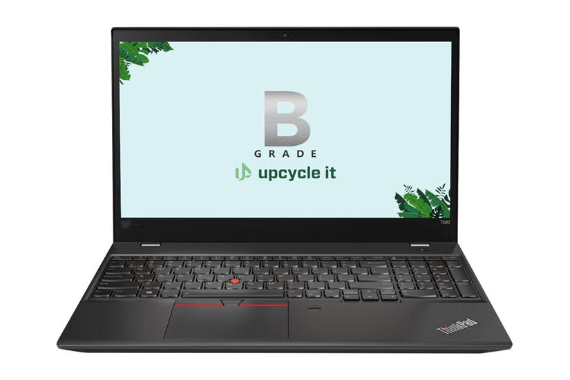 upcycle it Lenovo ThinkPad T580 (Refurbished) B Intel® Core™ i5 i5-8250U Laptop 39,6 cm (15.6") Fuld HD 8 GB DDR4-SDRAM 256 GB SSD Windows 11 Pro Nordisk Sort
