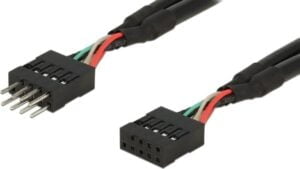 DeLOCK USB 2.0 USB internt kabel 25cm Sort