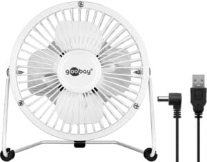 goobay Køleventilator På bord Hvid