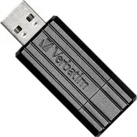 Verbatim PinStripe USB Drive 32GB USB 2.0 Sort - 49064