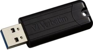Verbatim Store 'n' Go Pin Stripe USB Drive 256GB USB 3.0 Sort - 49320