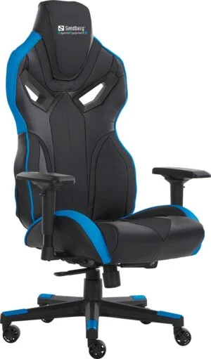 Sandberg Voodoo Gaming Stol Sort/Blå
