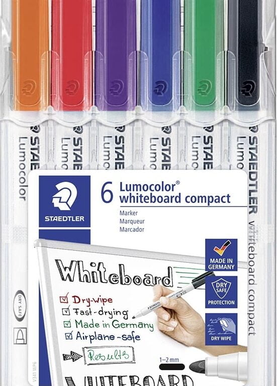 Whiteboard Lumocolor rund 1-2mm ass 6stk. - 341 WP6
