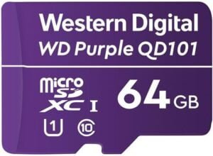 WD Purple SC QD101 WDD064G1P0C microSDXC UHS-I U1 / Class10