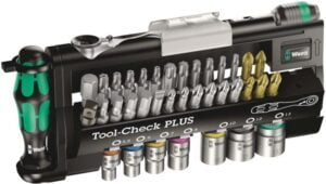 WERA Tool-Check PLUS ratchet with bits assortment